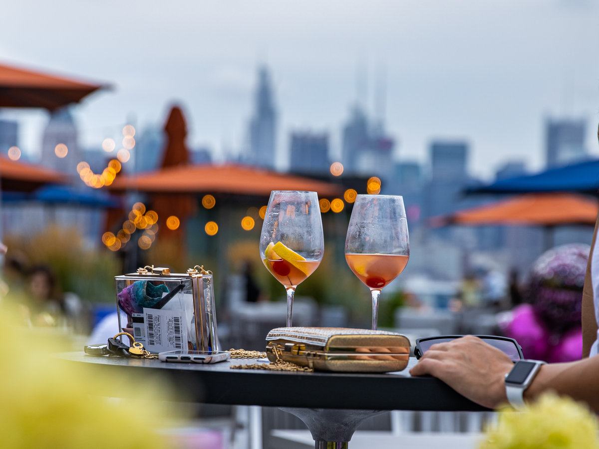 Cocktails at Marcus at NoHu Rooftop